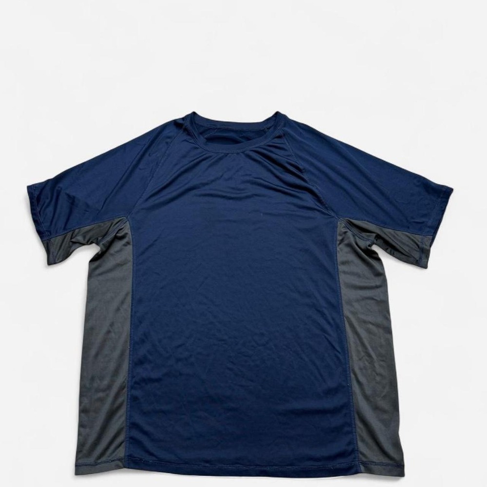 Ocean Pacific OP athletic Navy blue with dark gray side panels athletic shirt